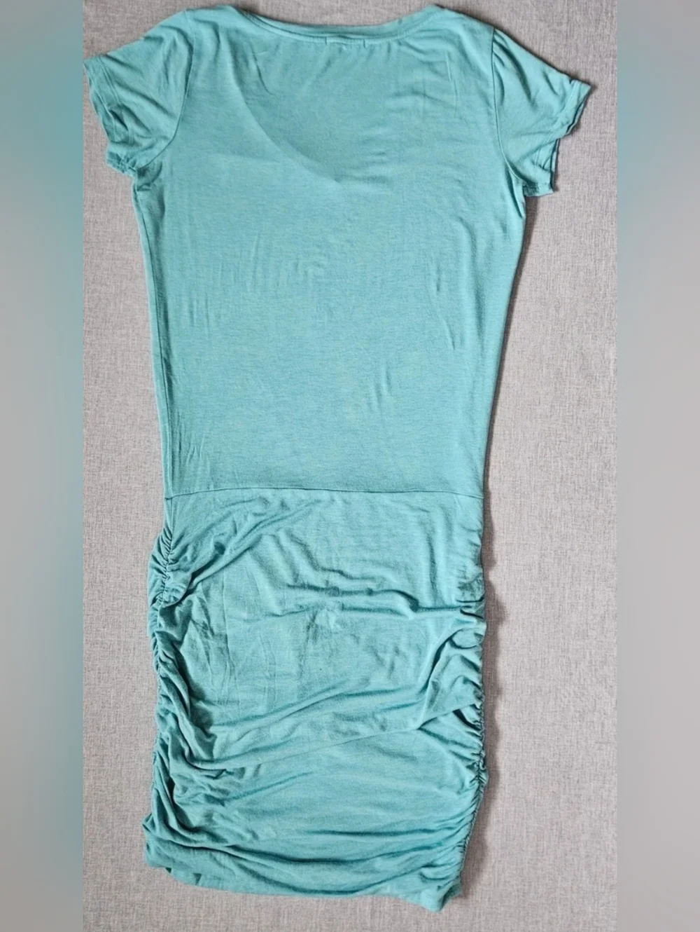 Prana Foundation Dress relaxed T-shirt style fitted ruched pencil skirt Size XS - Picture 6 of 8